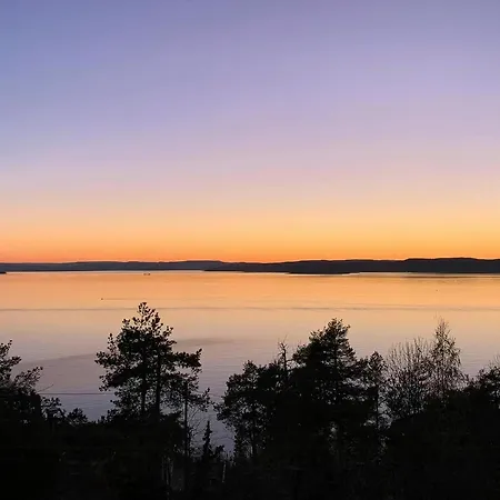 With Oslofjord View At Jeloya Casa de Férias Moss